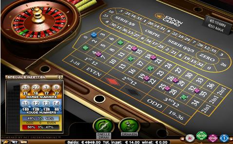 Speel GRATIS online roulette met 5 euro gratis speeltegoed