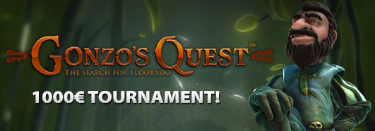 Doe gratis mee met het gonzo's quest toernooi en sleep tot 1000 euro in de wacht!